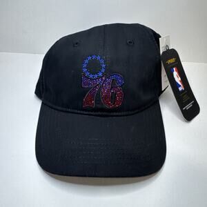 Pro Standard Woman’s Philadelphia 76ers Jewel Dad Hat.